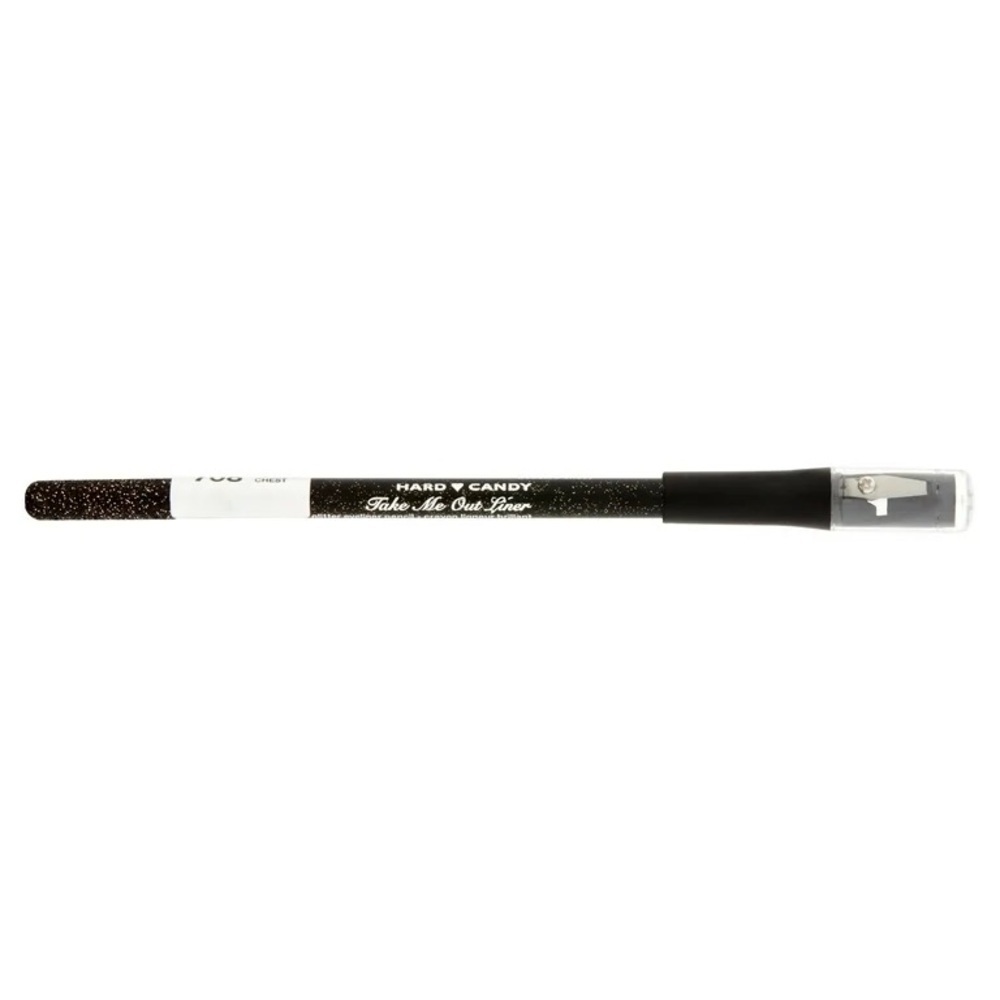 Hard Candy Take Me Out Eyeliner Pencil Treasure Chest Black Glitter NIP